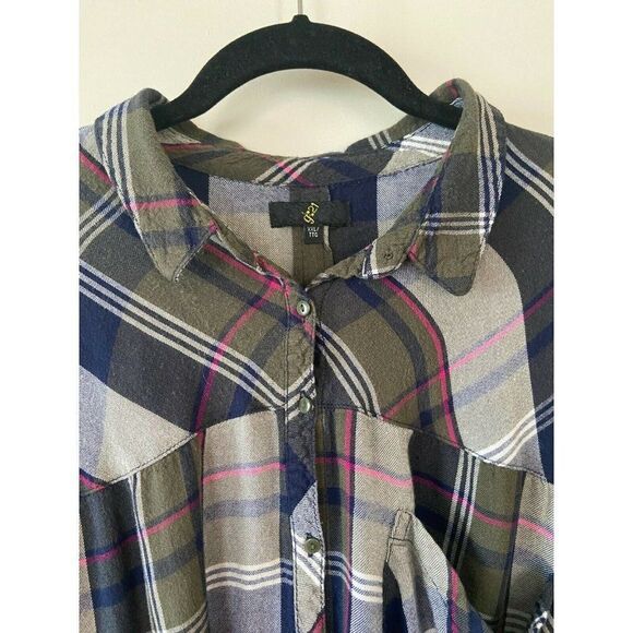 G:21 Button-Up Multicolor Plaid Shirt Size XXL - Picture 3 of 5